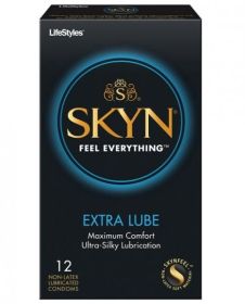 Lifestyles Skyn Extra Lubricated Condoms Box Of 12